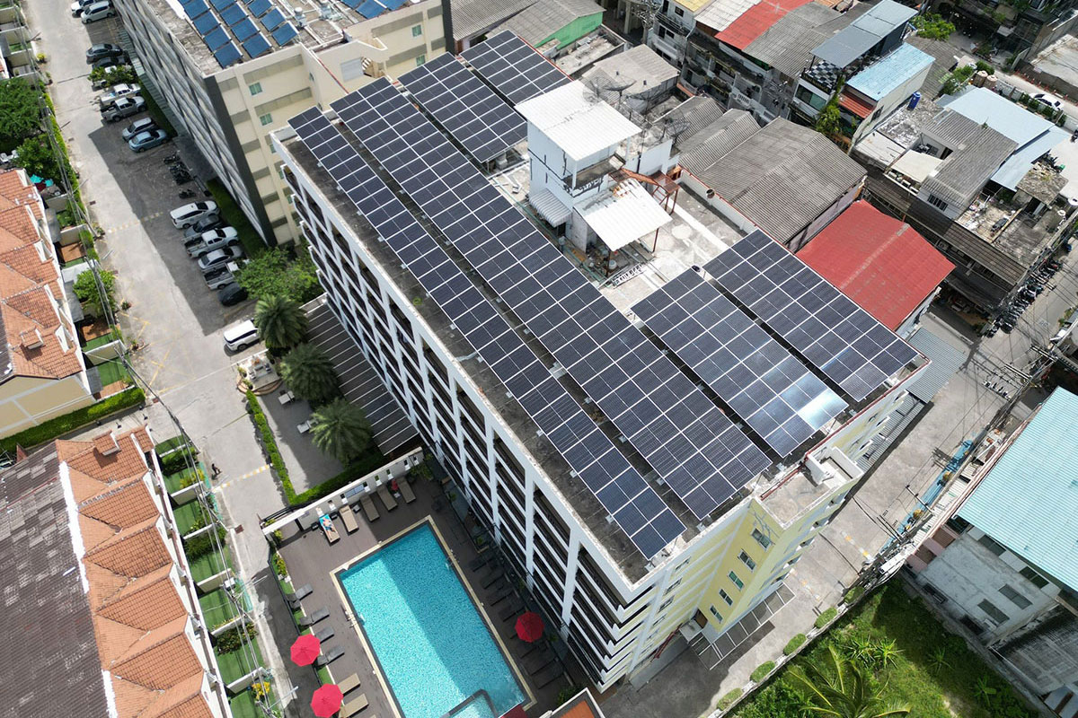 Golden Sea Pattaya, Solar Installation Project by ENSONEER