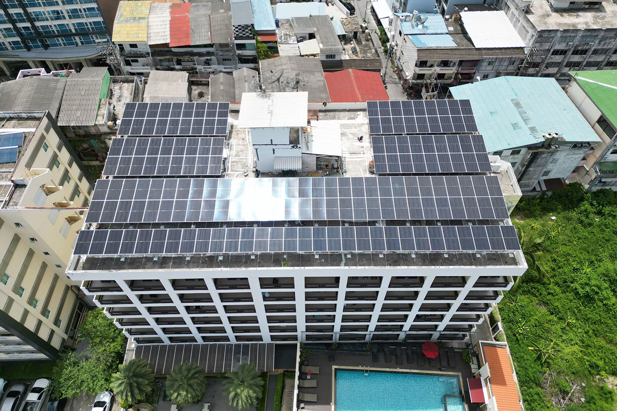 Golden Sea Pattaya, Solar Installation Project by ENSONEER