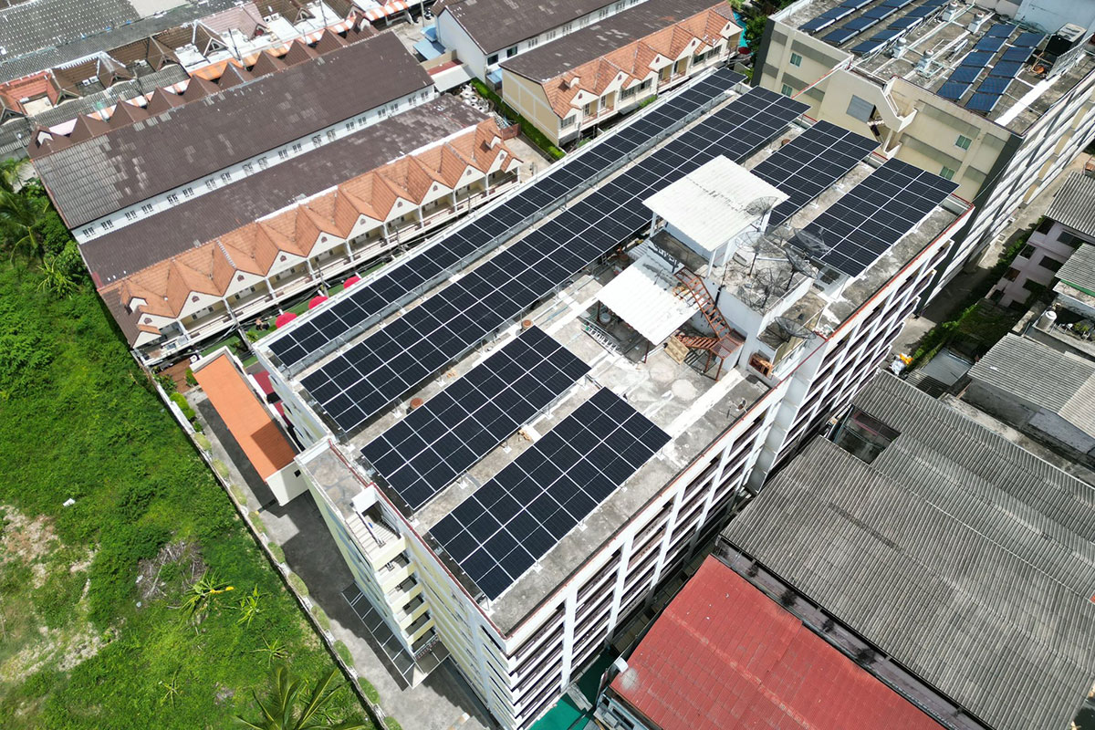 Golden Sea Pattaya, Solar Installation Project by ENSONEER