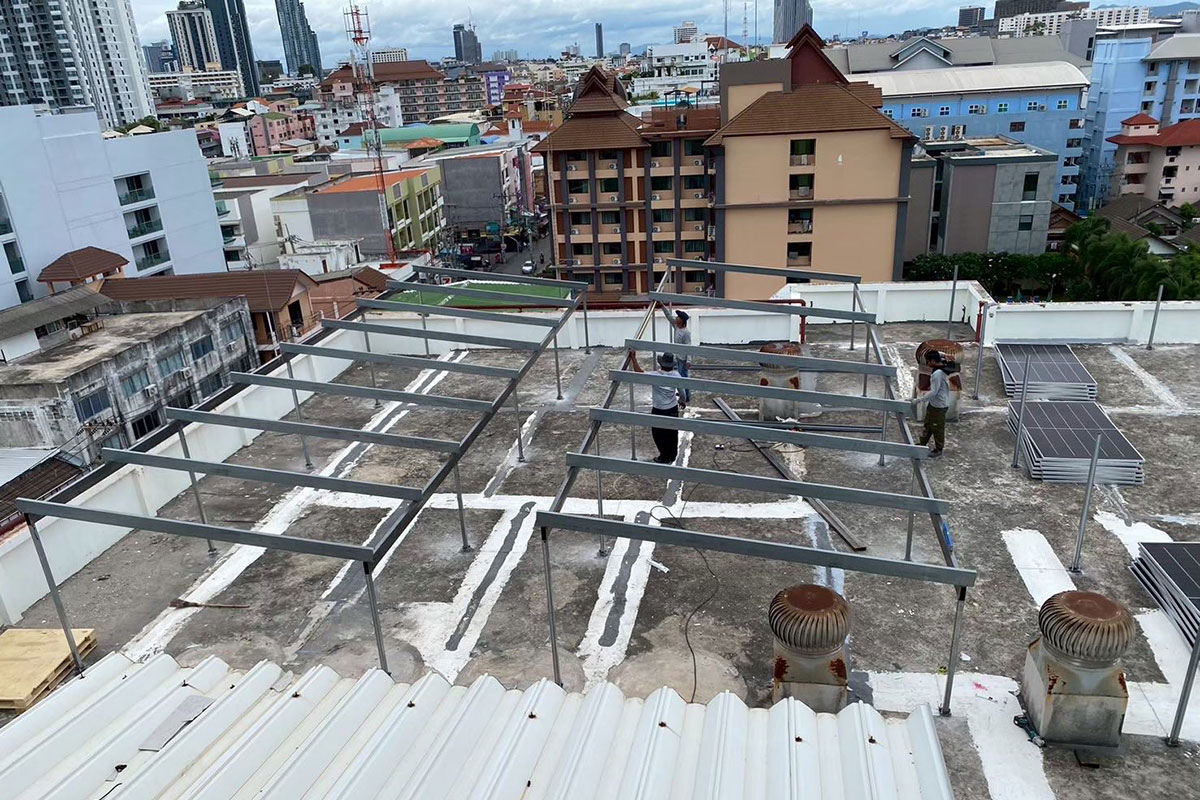 Golden Sea Pattaya, Solar Installation Project by ENSONEER