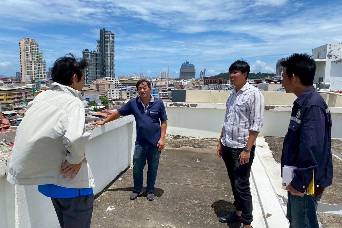 Golden Sea Pattaya, Solar Installation Project by ENSONEER