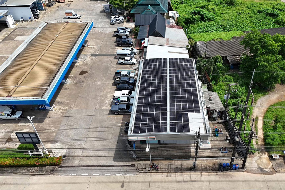 PTT Station Saen Tung, Trat, Solar Installation Project by ENSONEER