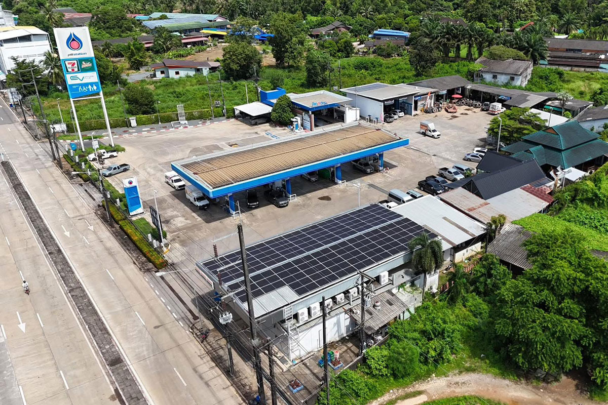 PTT Station Saen Tung, Trat, Solar Installation Project by ENSONEER