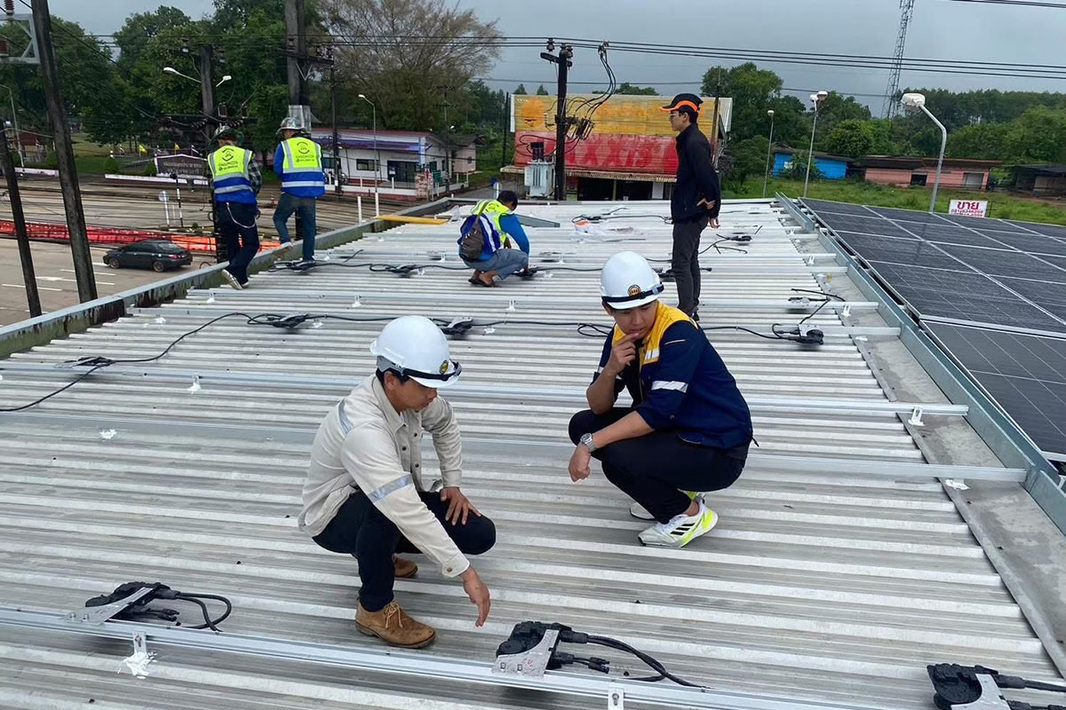 PTT Station Saen Tung, Trat, Solar Installation Project by ENSONEER