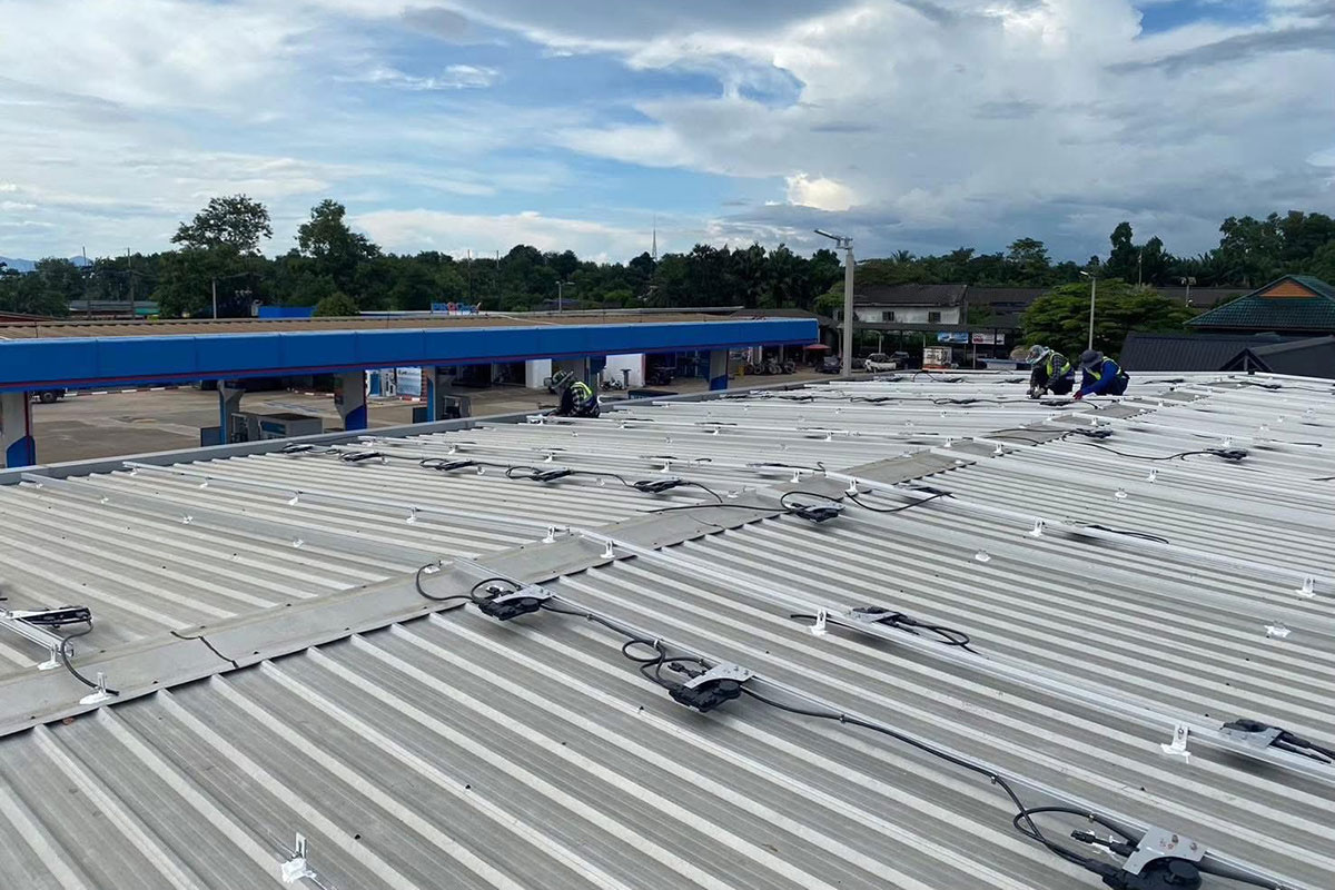 PTT Station Saen Tung, Trat, Solar Installation Project by ENSONEER