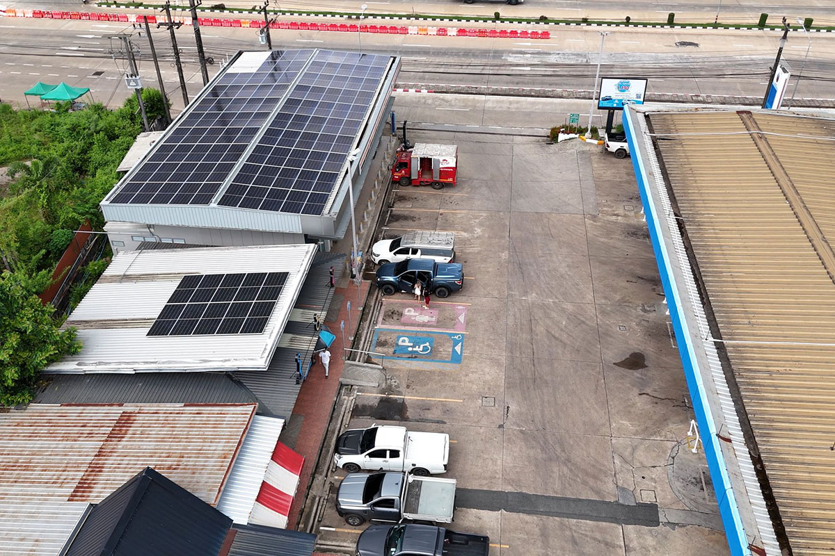 PTT Station Saen Tung, Trat, Solar Installation Project by ENSONEER