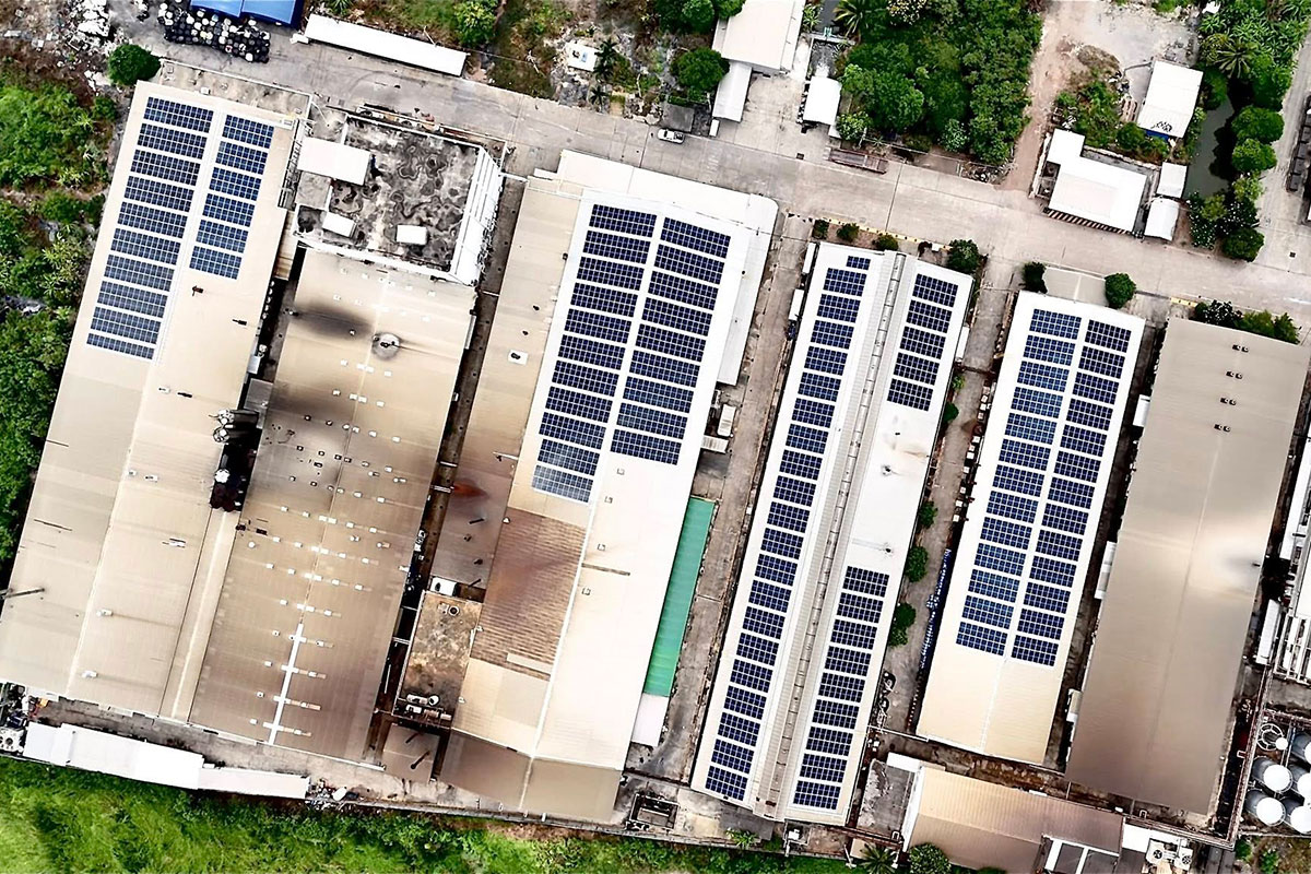 Thai Nam Plastics Public Company Limited Solar Installation Project by ENSONEER