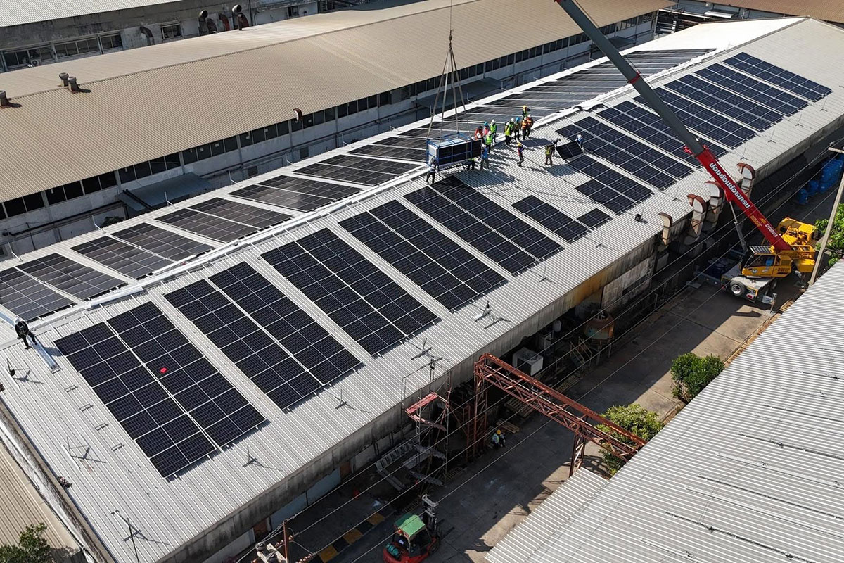 Thai Nam Plastics Public Company Limited Solar Installation Project by ENSONEER