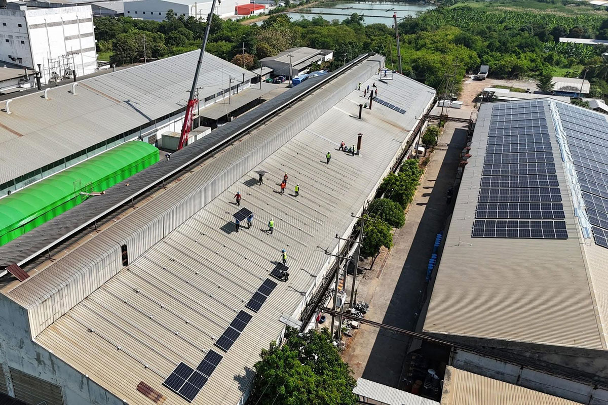 Thai Nam Plastics Public Company Limited Solar Installation Project by ENSONEER