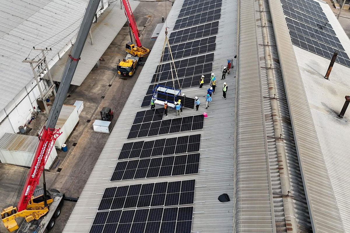 Thai Nam Plastics Public Company Limited Solar Installation Project by ENSONEER