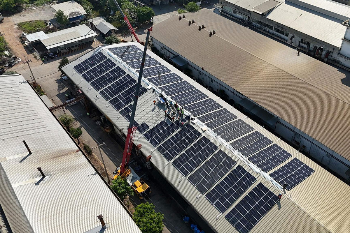 Thai Nam Plastics Public Company Limited Solar Installation Project by ENSONEER
