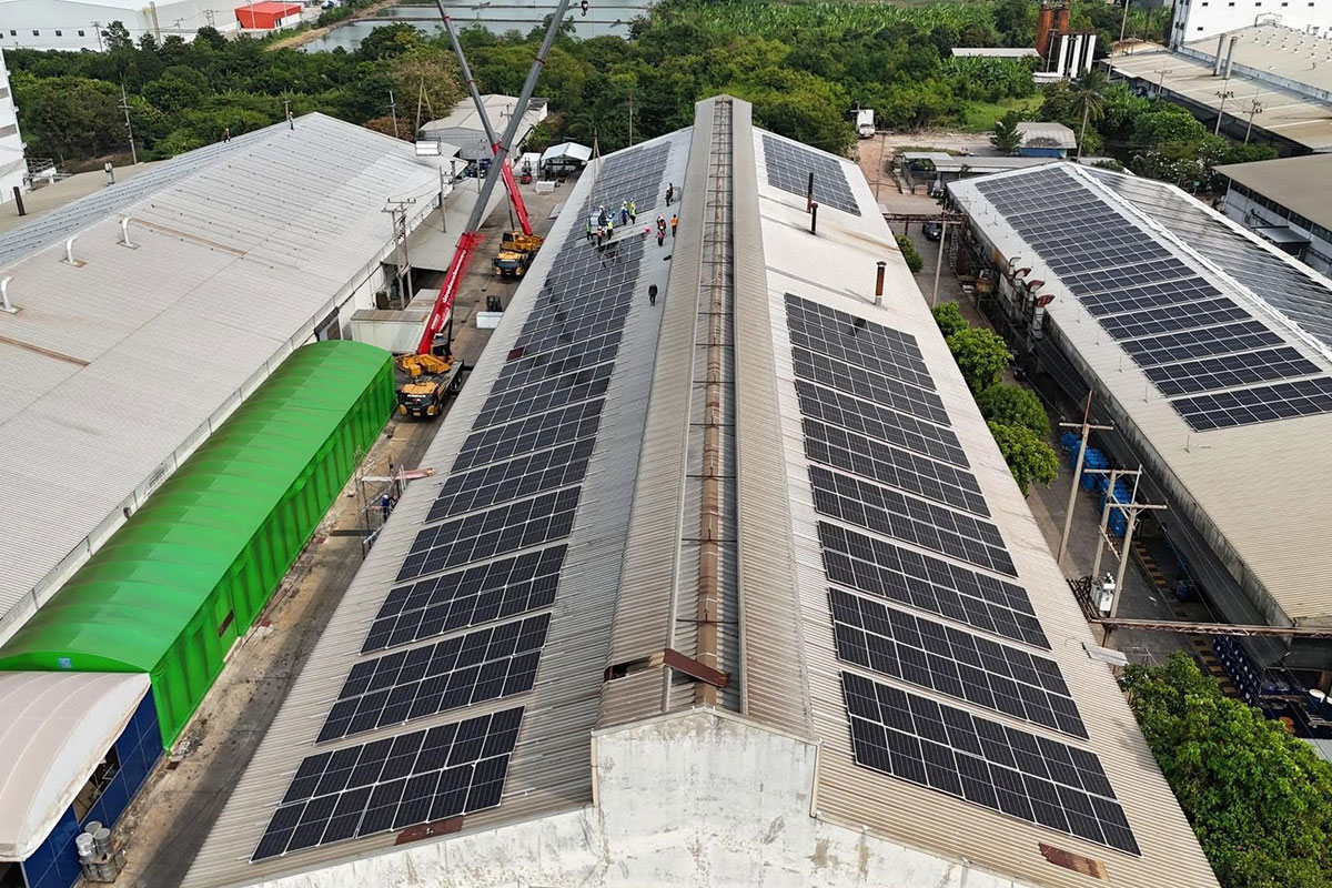 Thai Nam Plastics Public Company Limited Solar Installation Project by ENSONEER