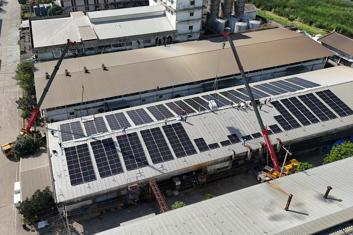 Thai Nam Plastics Public Company Limited Solar Installation Project by ENSONEER