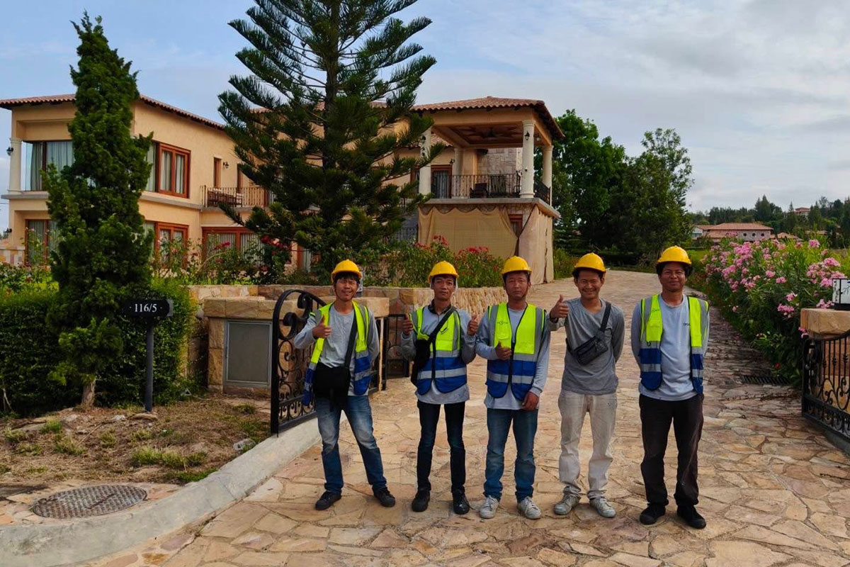 Private Residence, Khao Yai Thailand, Solar Installation Project by ENSONEER